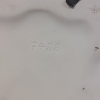 Bas-relief en biscuit Meissen scène romantique