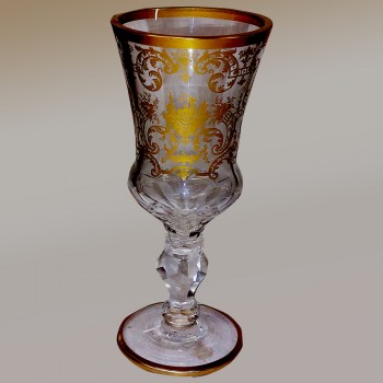 Copa de la fábrica de cristal de Saint Louis, finales del siglo XIX