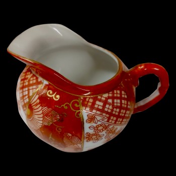 Juego de té japonés de porcelana fina - Kutani