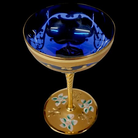 TRE FUOCHI champagne coupe, vintage collector's item circa 1950