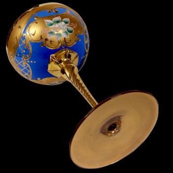 Coupe champagne "TRE FUOCHI" pièce de collection vintage circa 1950