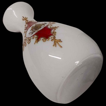 Napoleon III opaline vase, 19th century  antique gilded decoration