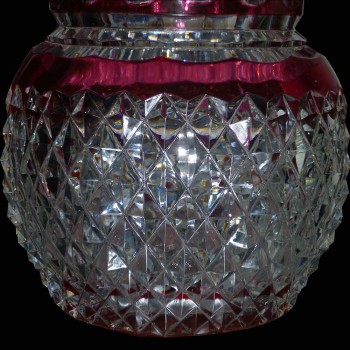 Coppia di vasi in cristallo Val Saint Lambert (Charles Graffart)