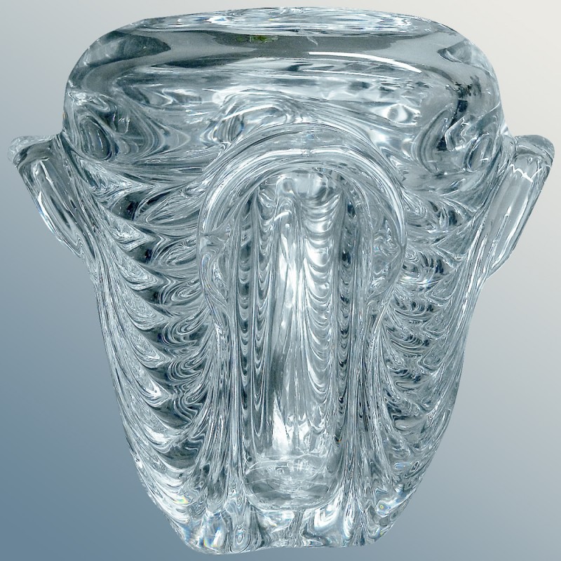 Val Saint Lambert crystal vase