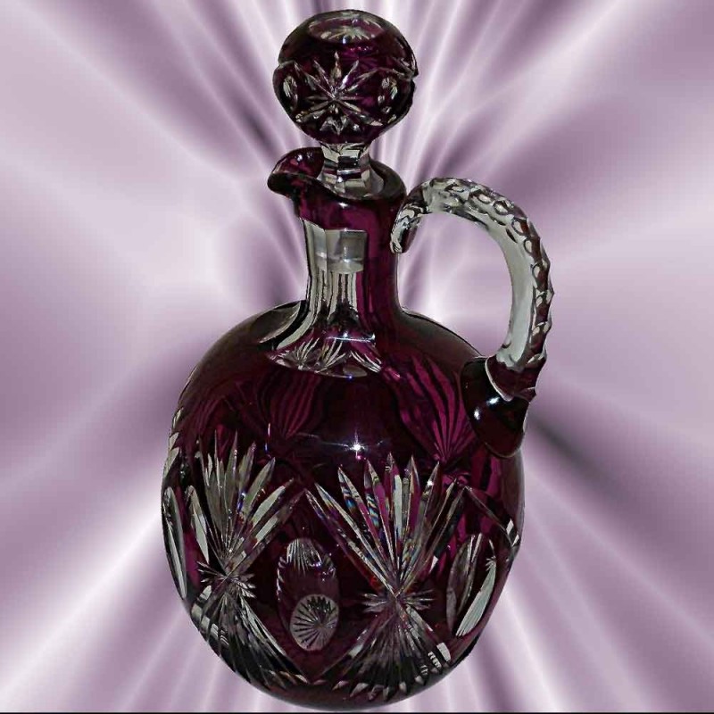 Crystal carafe Val Saint Lambert 1908. Crystal carafe Val Saint Lambert 1908.