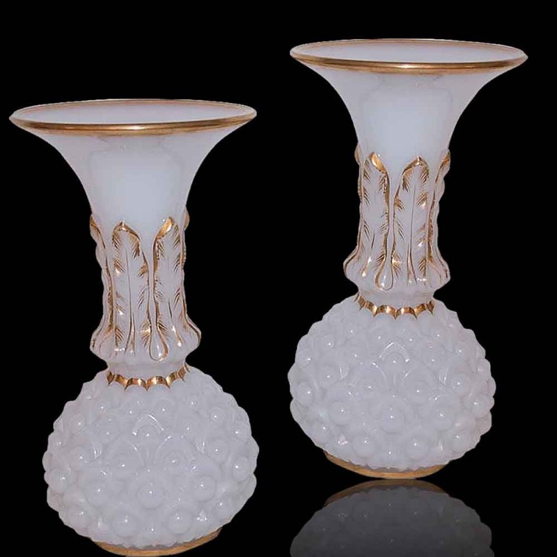 Pair of Baccarat vases from XIX century Pair of Baccarat vases from XIX century
