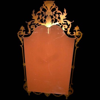 Louis XVI style mirror in gilt bronze 19 th century