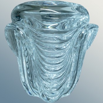 Vase en cristal Val Saint Lambert Antonio et Guido Bon