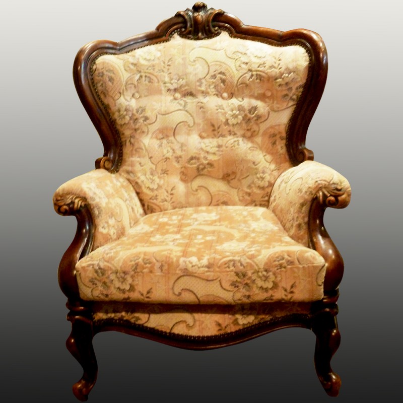 Louis XV bergère fauteuil