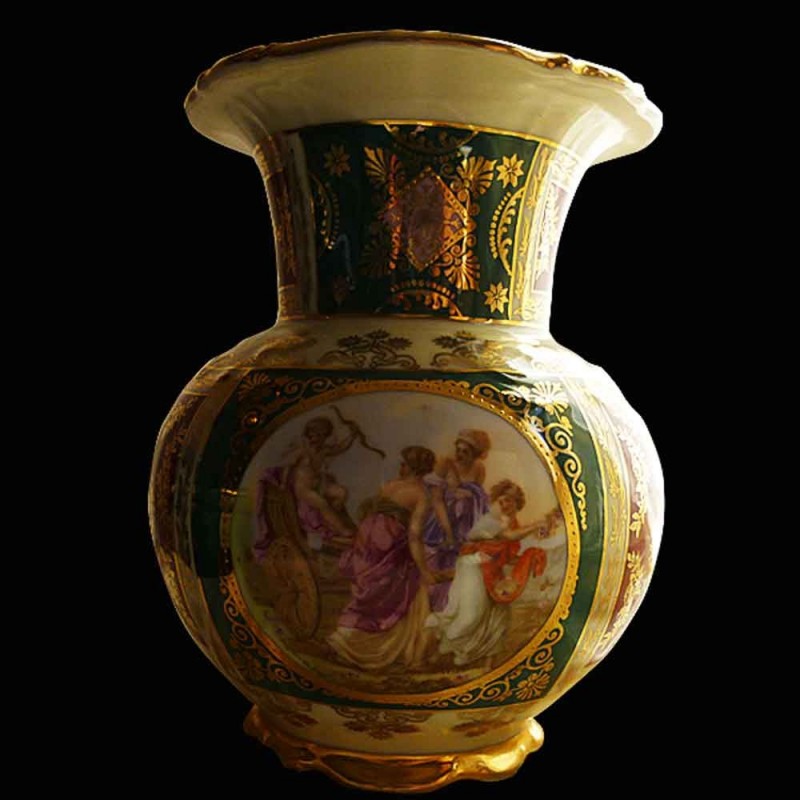 Porcelaine de Vienne-Vase Royal Vienne Porcelaine de Vienne-Vase Royal Vienne