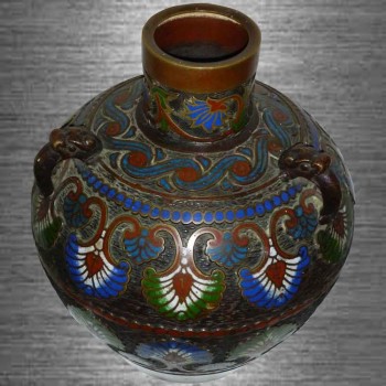 septate Vase Meiji Japan 19. Jahrhundert