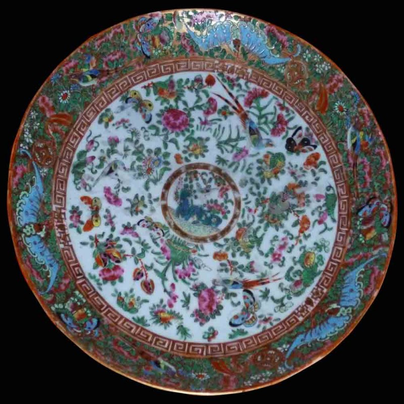 Porcelaine de Canton 19 eme siècle Porcelaine de Canton 19 eme siècle