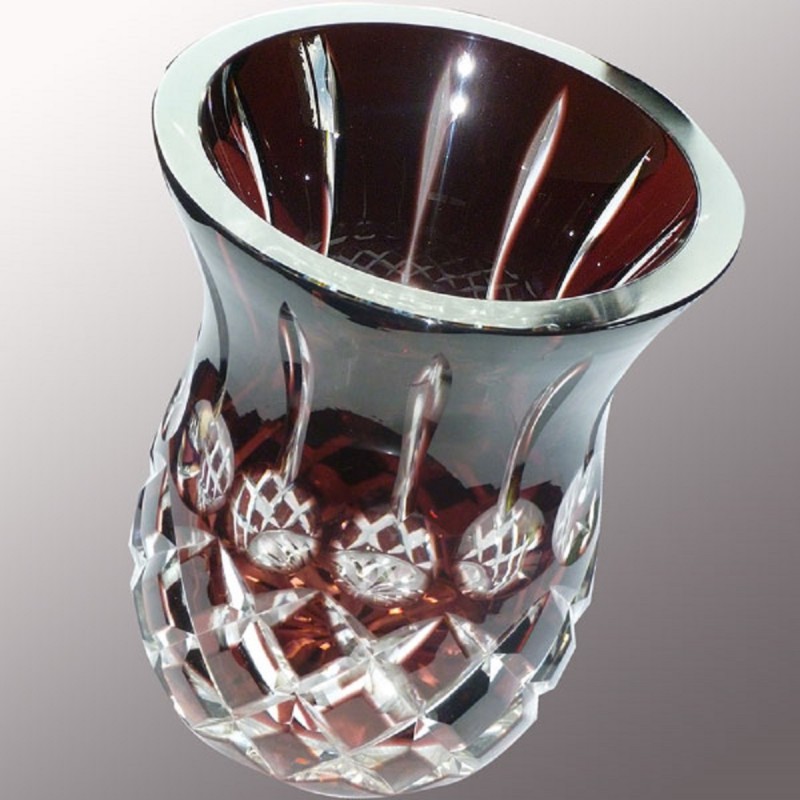 Val Saint Lambert pineapple Art deco vase Val Saint Lambert pineapple Art deco vase