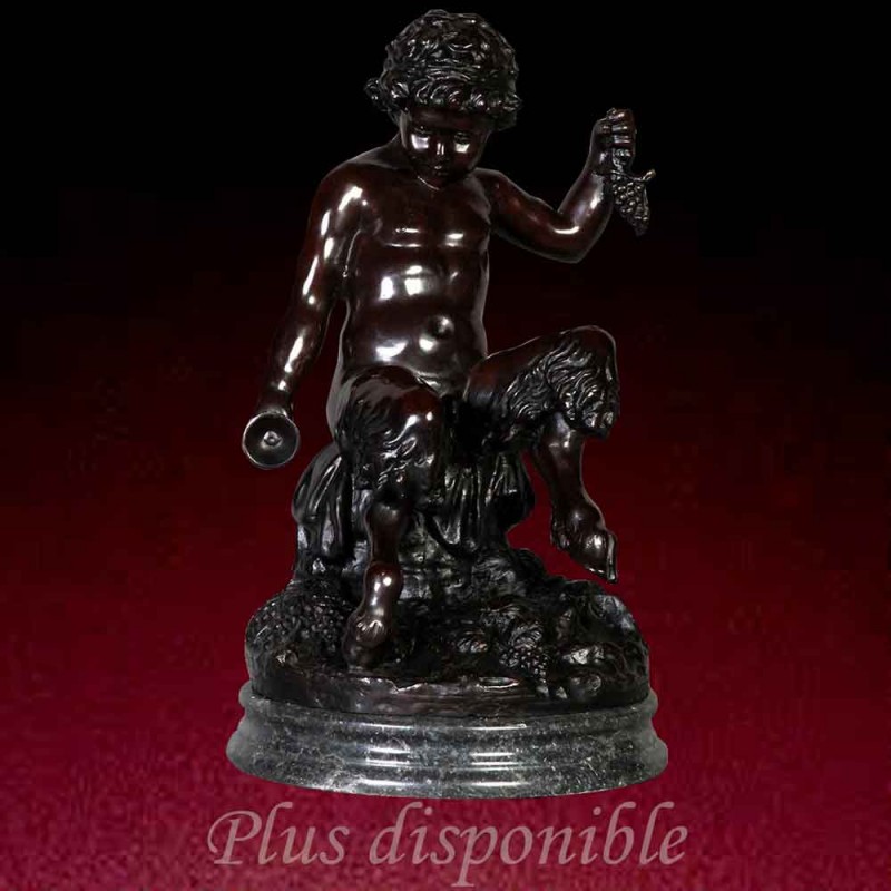 Grande statue en bronze bacchus 19 eme siècle Grande statue en bronze bacchus 19 eme siècle