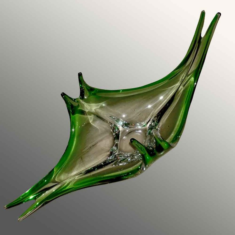 Val Saint Lambert crystal centerpiece René Delvenne Val Saint Lambert crystal centerpiece René Delvenne