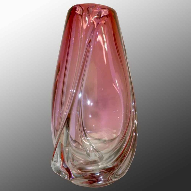 Large vintage crystal vase Val Saint Lambert René Delvenne 1950-1959 Large vintage crystal vase Val Saint Lambert René Delvenne 1950-1959