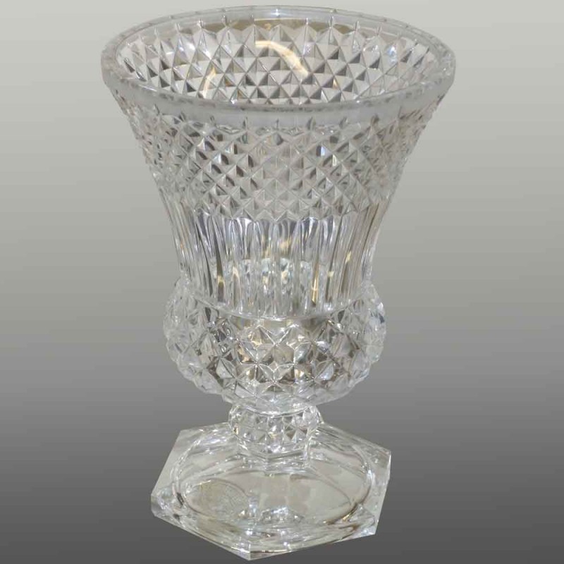 Vase in clear crystal Val Saint Lambert Art Deco 25 cm Vase in clear crystal Val Saint Lambert Art Deco 25 cm