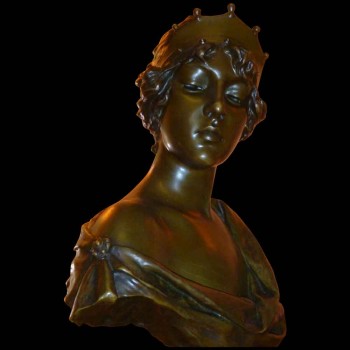 Bronzen XIVde eeuw (Lucretia)d'Emmanuel Villanis