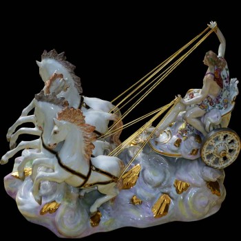 Triomphe d'Apollon-porcelaine de collection par samson XVIII siècle