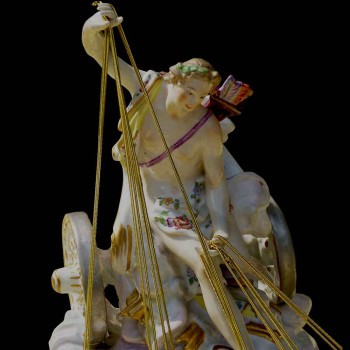 Triomphe d'Apollon-porcelaine de collection par samson XVIII siècle
