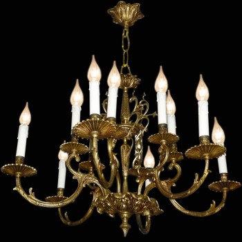 Louis XV style Bronze chandelier