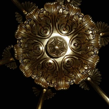 Louis XV stijl bronzen kroonluchter