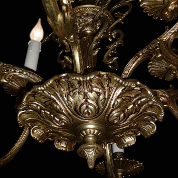 Louis XV Stil Bronze Kronleuchter