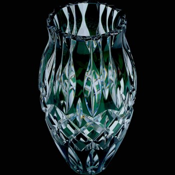 Magnifique Vase en cristal du Val Saint Lambert Belgique signe