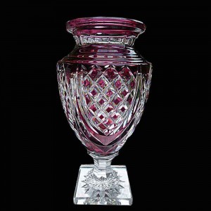 Antico, vaso Cristal Val Saint Lambert