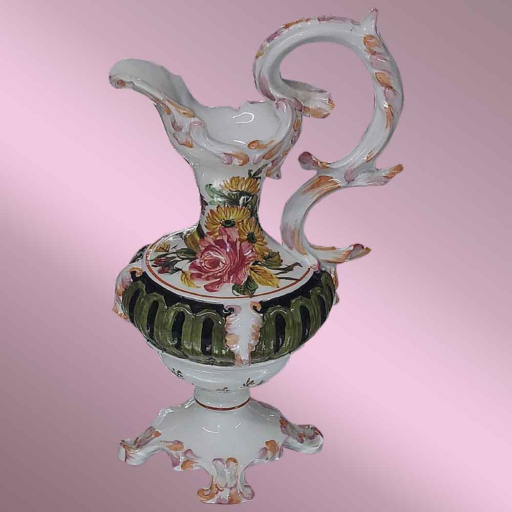 Vintage Bassano ceramic ewer