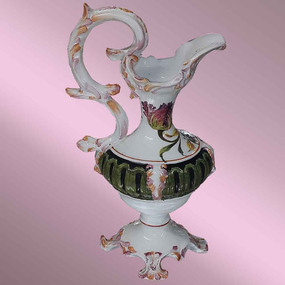 Brocca vintage in ceramica di Bassano