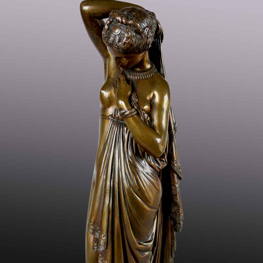 Bronzo Frine di James Pradier 1790-1852