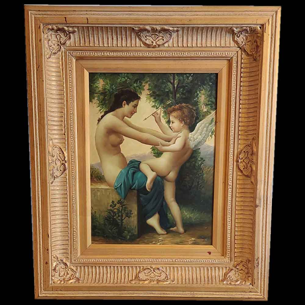 Dipinto raffigurante Venere e Cupido "Mitologia"