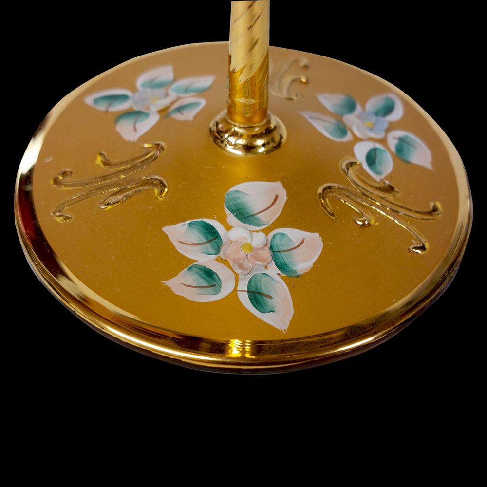 TRE FUACHI champagne glass, vintage collector's item, circa 1950