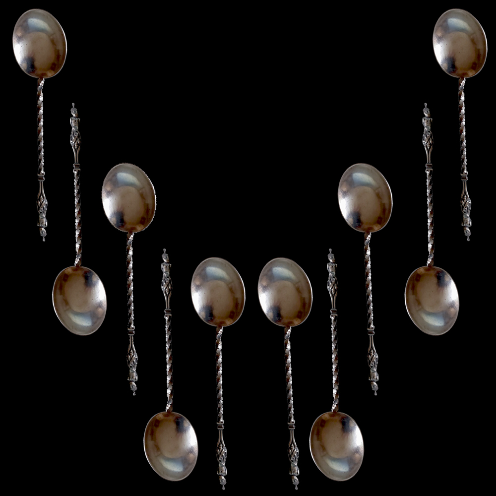 18th century silver spoons