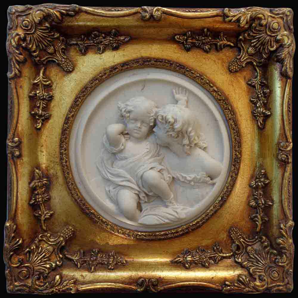 medaillon de marbre Edward William Wyon (1811-1885)