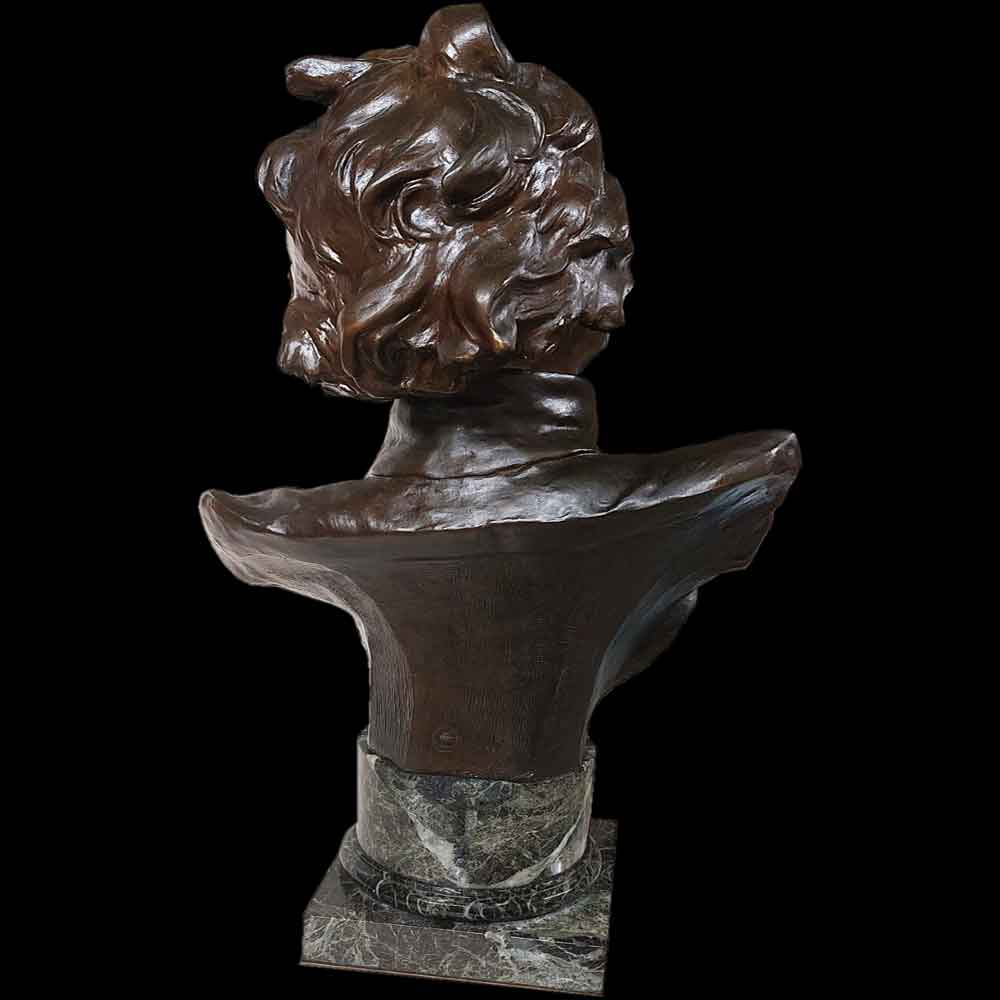 Sculpture de Napolèon en bronze signé + fondeur XIXème siècle