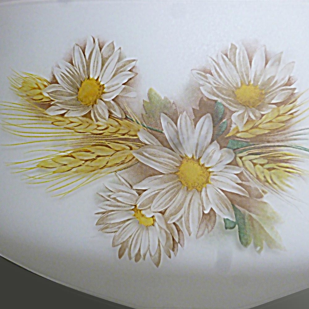 Fruit bowl in crystal opaline 1900-1920