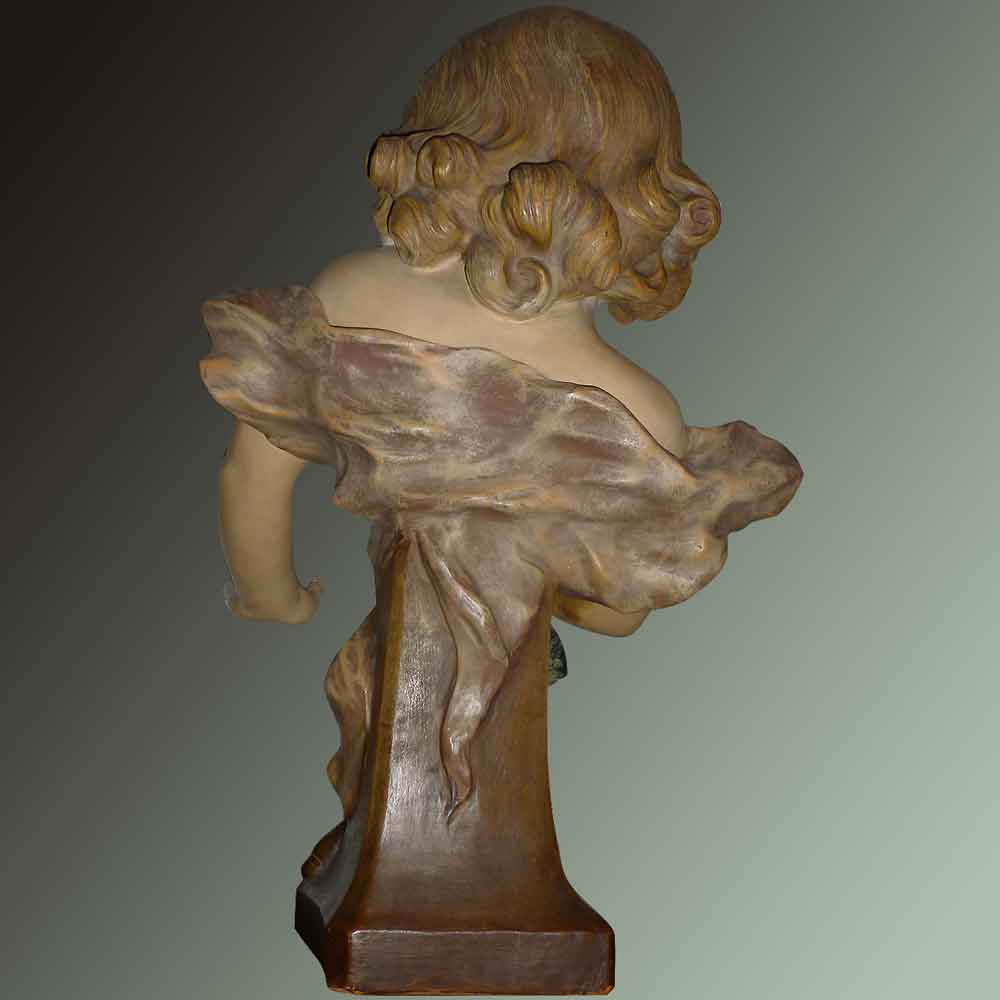 Sculpture en terre cuite Aristide de Raniéri1880/1914