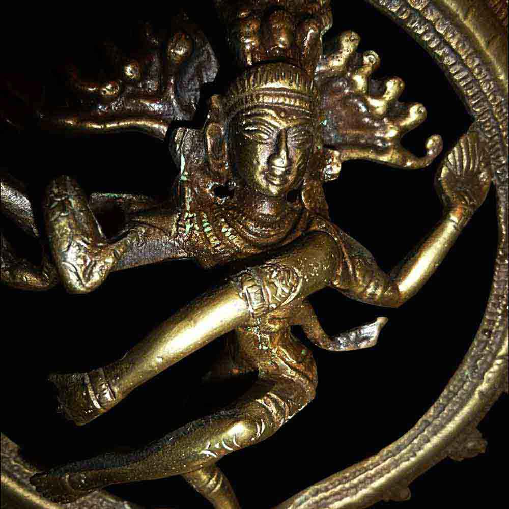 Statuette de Shiva Nataraja en bronze
