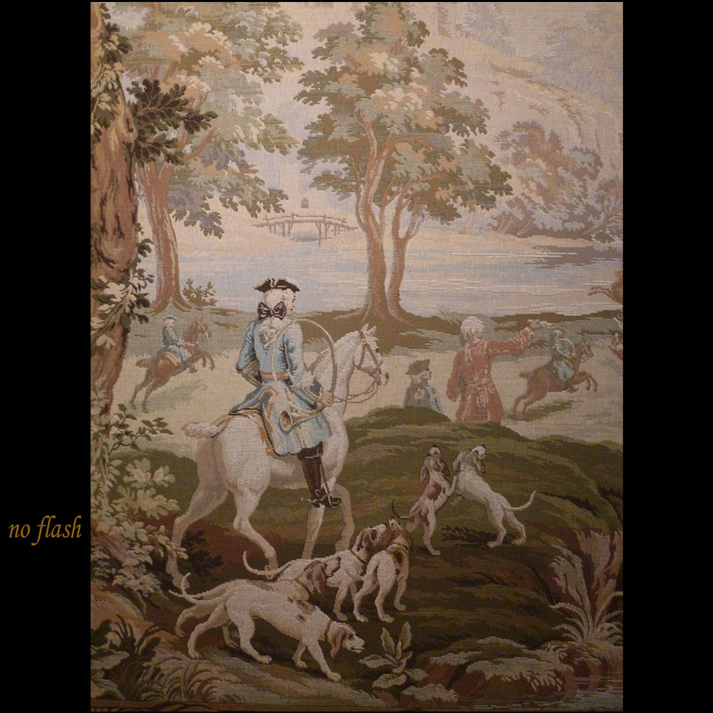 tapisserie des Gobelins scène de chasse