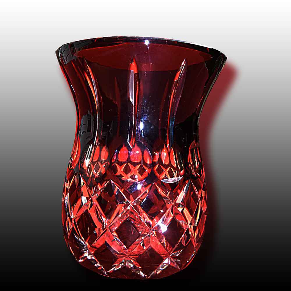 Val Saint Lambert vase ananas Art deco