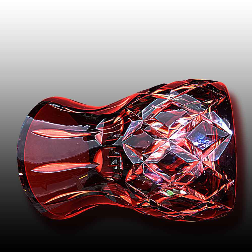Val Saint Lambert vase ananas Art deco