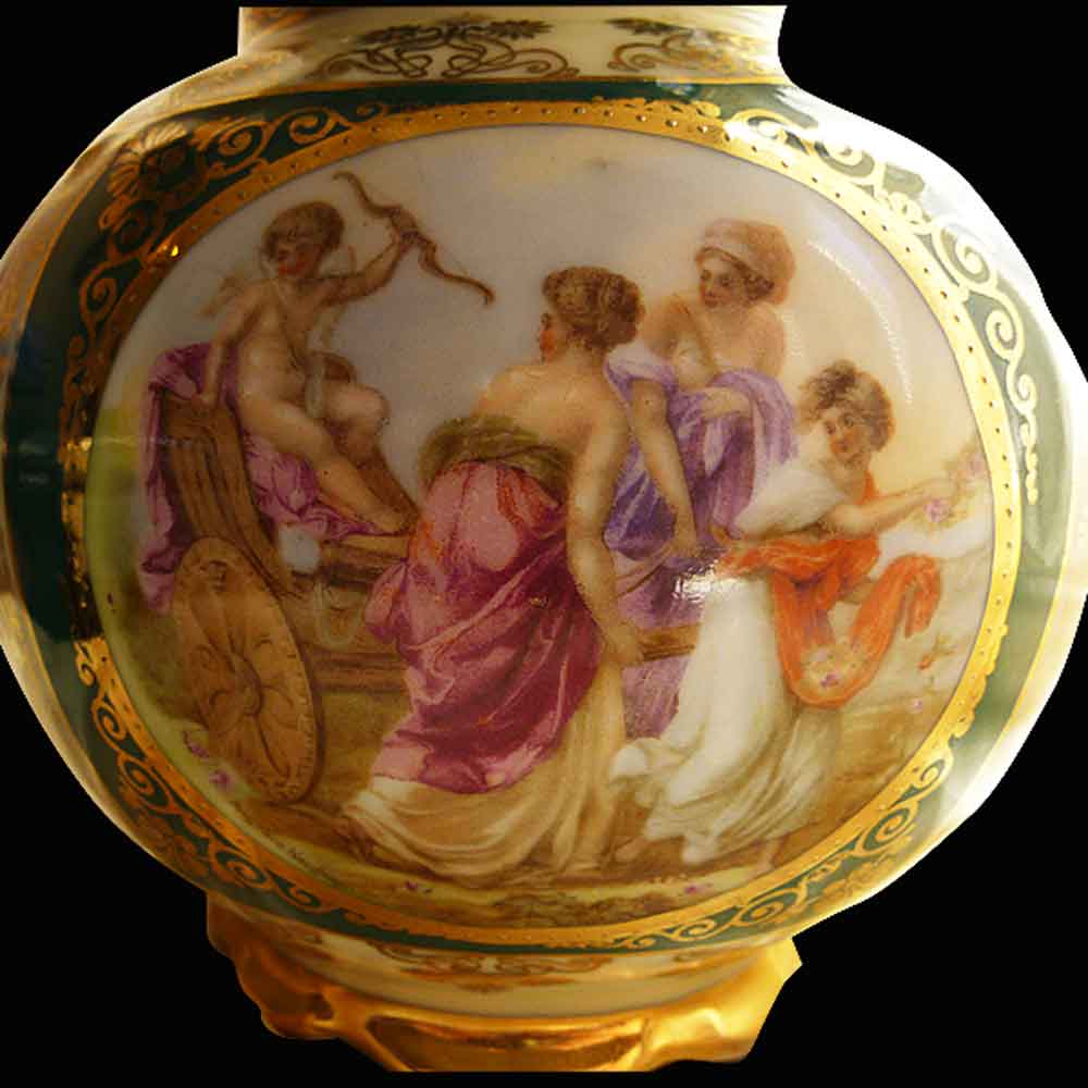 Porcelaine de Vienne-Vase Royal Vienne