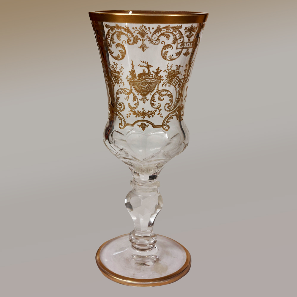 Gobelet de la cristallerie Saint Louis fin 19ème siècle